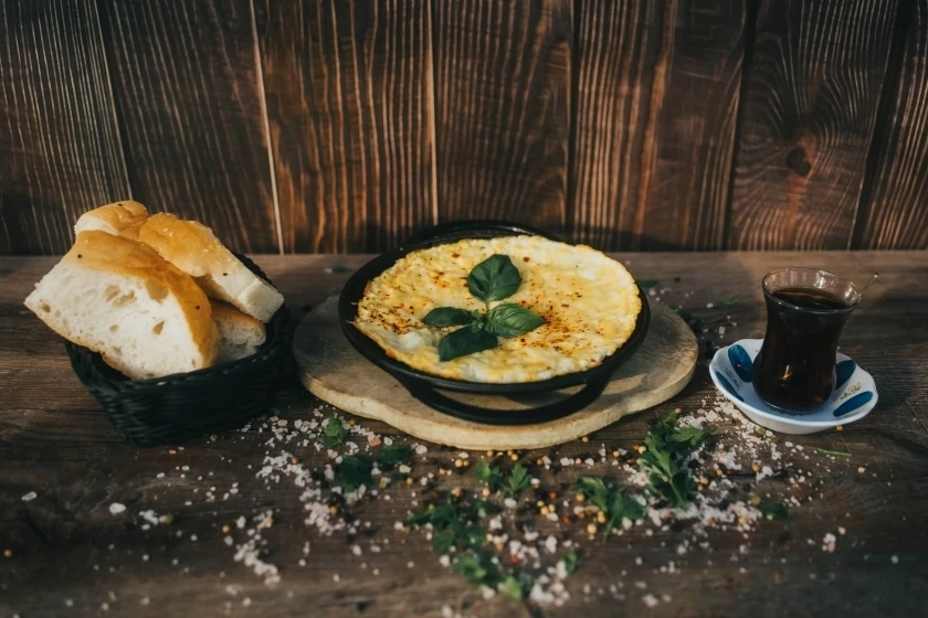 Peynirli omlet