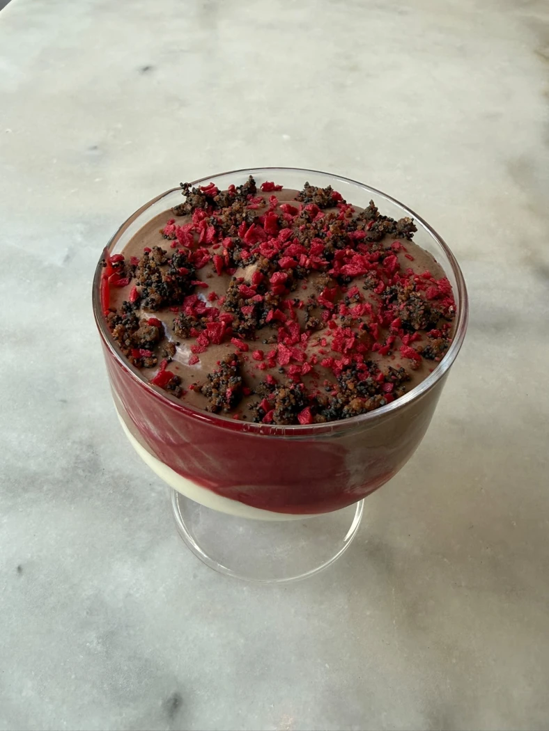 Raspberry Chocolate soft cake 