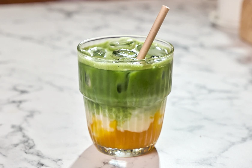 Mango Iced Matcha