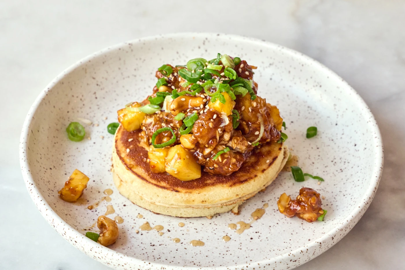 Pancake Korean BBQ Chicken