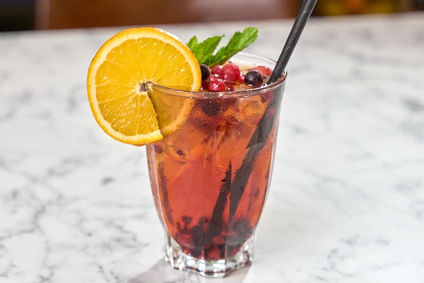 Homemade Ice Tea Raspberry
