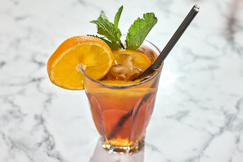 Homemade Ice Tea Peach