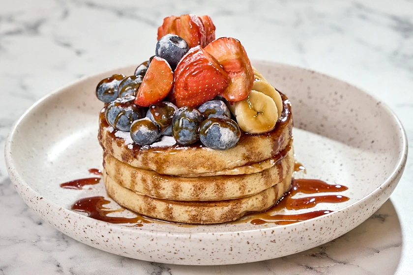 Pancake fruitmix