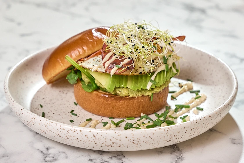 Avocado Bacon Bun