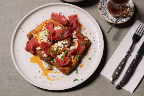 French toast feta/pastırma