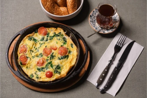 Frittata di spinaci