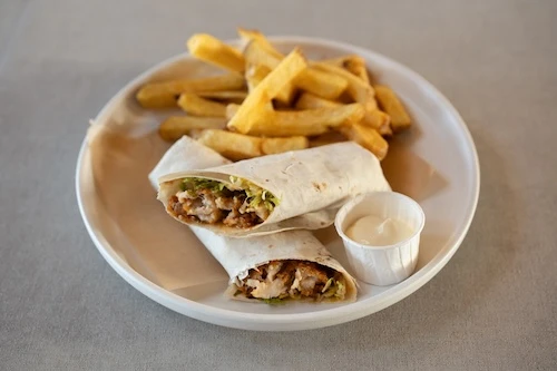 Wrap di pollo croccante